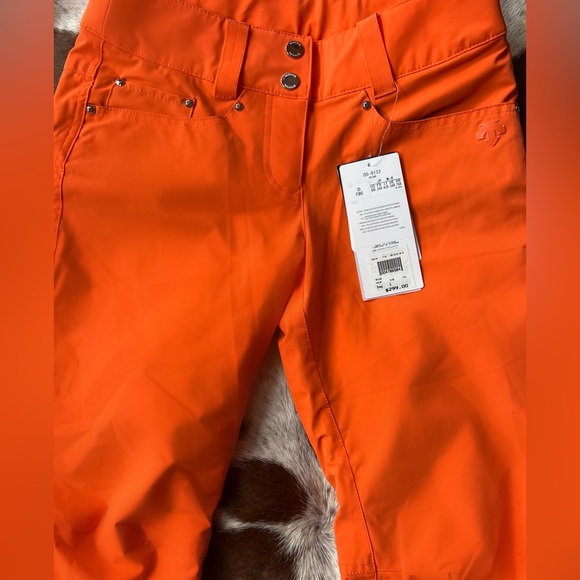 Descente Pants & Jumpsuits Nwt Descente Orange Womens Ski Pants